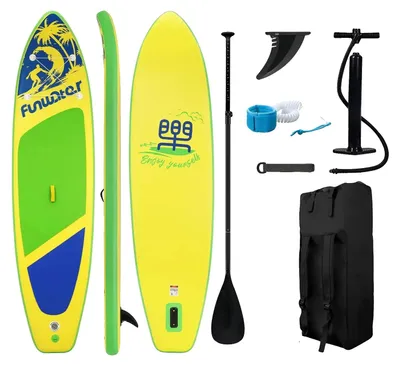 Obrázok produktu pre Doska na paddleboarding, s protišmykovou povrchovou úpravou, vrátane kompletného príslušenstva, rozmer 350x87x15 cm