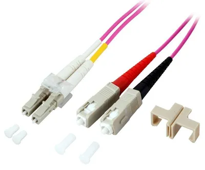 Produktbild von Techly ILWL D5-SCLC-200/OM4, 20 m, OM4, SC, LC