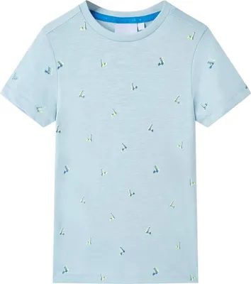 Productafbeelding van Kindershirt 140 lichtblauw
