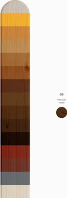 Produktbild von Lattenzaun 100cm IMPRÄGNIERT aus Holz Fichten Zaun, 9x1,8cm, PAKET - 20 Stück, Modell 2, DUNKELBRAUN