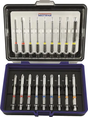 Produktbild von Projahn 1/4" Bit Box 18-teilig 75 mm Langbits