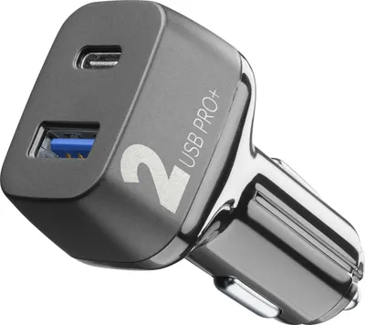 Produktbild von Cellularline Car Multipower 2 FAST+ - iPhone, Samsung, Xiaomi, Oppo and other Smartphones and Tablets, Auto, Zigarettenanzünder, 12 V, Schwarz