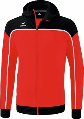 Produktbild von Erima Change By Erima Trainingsjacke mit Kapuze Rot/Schwarz/Weiß