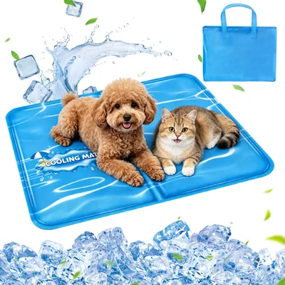 Kühlmatte für Hunde und Katzen, 50 x 65 cm, Gel, wasserdicht