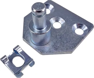 Produktbild von Seitenbeschlag für Gasdruckdämpfer / Gasfedern mit Ø 8mm Auge und 10mm Breite