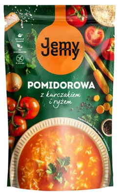 Obrázok produktu pre Zupa pomidorowa z kurczakiem i ryżem JemyJemy 450 g