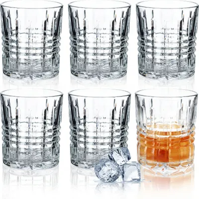 Produktbild von Sklenice na whisky KADAX "Geata", koktejlové sklenice z vysoce kvalitního skla, sada 6 kusů, 300 ml