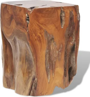 Image de vidaXL Tabouret en bois massif teck - Tabouret - Chaise - Chaises - Table d'appoint