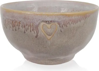 Produktbild von Stoneware Schale "Herz" sand