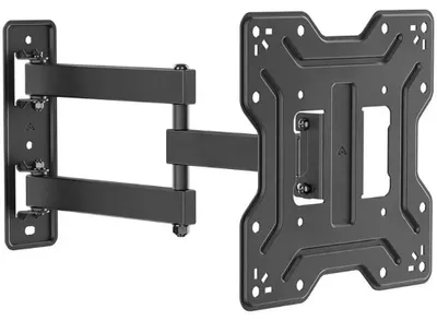 Image de AISENS WT43TSE-413, 100 x 100 mm, 200 x 200 mm, -10 - 5°, -90 - 90°, acier, noir