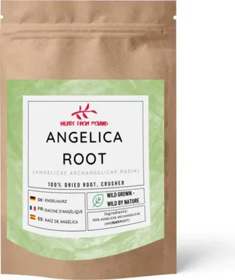 Produktbild von Herbs from Poland Engelwurz, Unterstützt Verdauung & Atemwege, Kräftigend & Krampflösend, 100% Natürlich – 200g