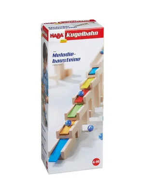 HABA Set Holz Murmeln Kullerbü und Erweiterungen Melodiebausteine