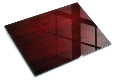 Produktbild von Glas Schneidebrett - 40x30 cm - Küchenbrett - Hartglas - Arbeitsplattenschutz - Servierbrett - Hitzebeständig - Holzbrett