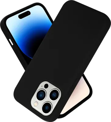 Immagine prodotto di Cadorabo custodia protettiva per Apple iPhone 14 PRO custodia in nero telefono cellulare Case Cover TPU Etui