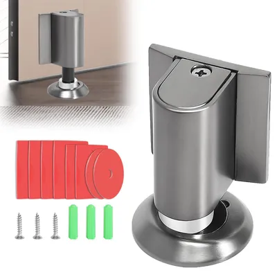 Obrázek produktu pro Magnetický podlahový doraz na dveře – samolepicí, bez nutnosti vrtání