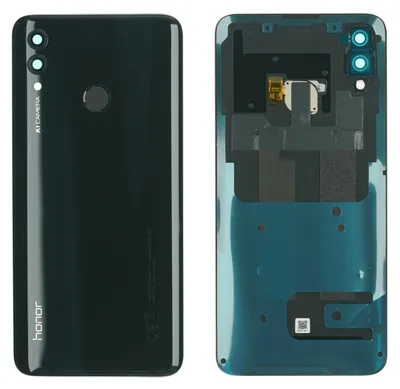 Produktbild von Honor 10 lite Backcover + Kameraglas + Kleber (Blau), Schwarz