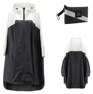 Imagen del producto de Omgoods: Poncho impermeable para lluvia, con capucha, para mujer