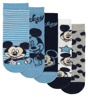 Image de Disney - Chaussettes pour garçons (lot de 5) NS9941 (27 EU - 31 EU) (bleu)