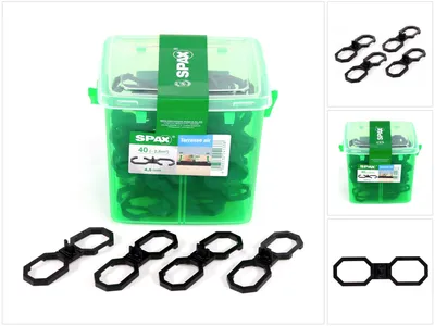 Obrázok produktu pre SPAX® 4009422544009 SPAX® Terrassen-Abstandshalter AIR 4,5 mm, 40 St.