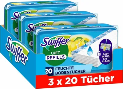 Produktbild von Swiffer Bodenwischer Wet Nachfüllungen Mit Citrusfrische 60-er Pack