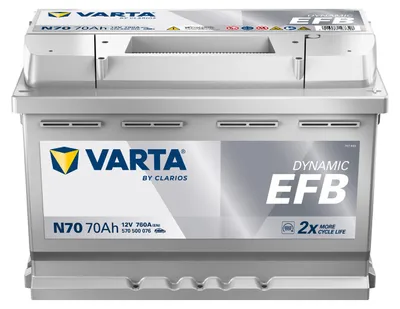 Immagine prodotto di Batteria Varta Accu Dynamic EFB, 12V, 70Ah, 760A