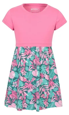 Image de Mountain Warehouse - Robe mi-longue « Petal » pour filles MW5250 (104) (rose)
