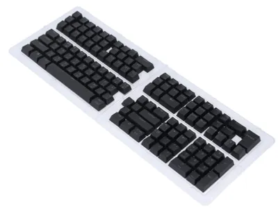 Imagen del producto de 132 teclas, juego de teclas de reemplazo de diseño coreano, altura OEM, compatible con teclados mecánicos de 61, 62, 64, 68, 72, 75, 84, 87, 88, 98, 100, 104 y 108 teclas, color