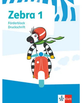 Produktbild von Zebra 1. Förderblock in Druckschrift Klasse 1