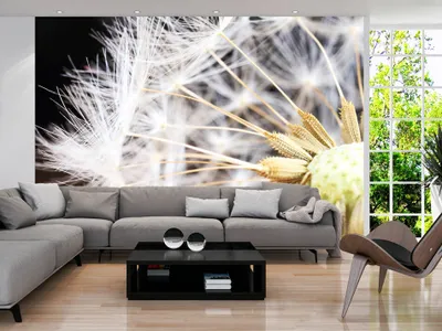 Produktbild von Vlies Fototapete 400x280 cm Tapeten Wandtapete XXL Pustenblume Natur Blumen b-B-0028-a-b