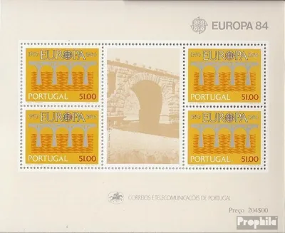 Produktbild von Briefmarken Portugal 1984 Mi Block43 (kompl.Ausg.) postfrisch Europa