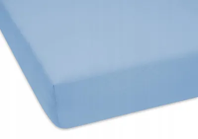 Produktbild von Carbotex Jersey Spannbettlaken 160x200 cm Blau