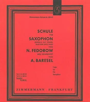 Produktbild von Schule für Saxophon d.e. (Neubearbeitung: Baresel)