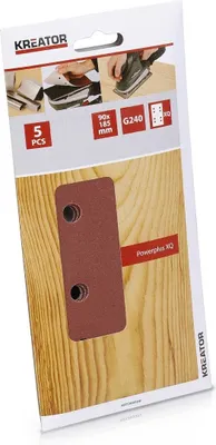 Produktbild von 5 Schleifblätter K240 90 x 185 mm KRT200509