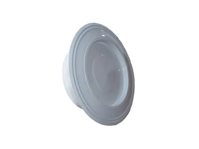 Obrázek produktu pro ŽEMINI, růžice kouřovodu s víčkem, průměr 150 mm, bílá