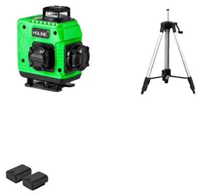 Zdjęcie produktu dla Niwelator laserowy, 16 linii, funkcja zdalnego sterowania, zestaw statywowy 1,5 m