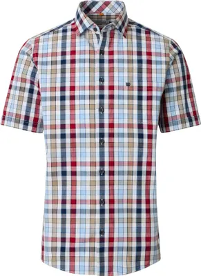 Produktbild von Redmond - Modern Fit - Herren Freizeithemd (261035999), Größe:XL, Farbe:Rot(500)