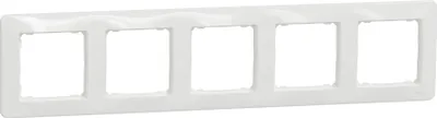 Zdjęcie produktu dla Ramka Schneider Electric SEDNA SDD311805 pięciokrotna biała