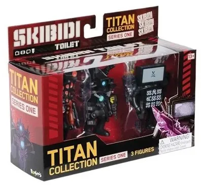 Immagine prodotto di Skibidi Toilet - Confezione da 3 Titan Pack - Cobi