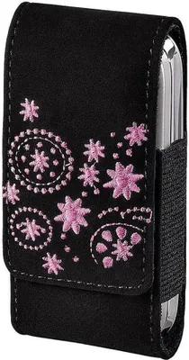 Produktbild von Köcher-Tasche Flora Flower Schwarz/Lila
