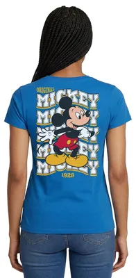 Produktbild von Mickey & Minnie Mickey Mouse Original 1928 Frauen T-Shirt, S, Royalblau