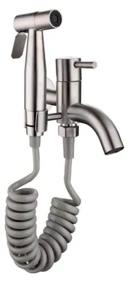 Produktbild von Handsprüher for die Toilette, Edelstahl-Balkondüsensprüher, Windelsprüher for Toilettenwassersprüher, einstellbare Druckregelung