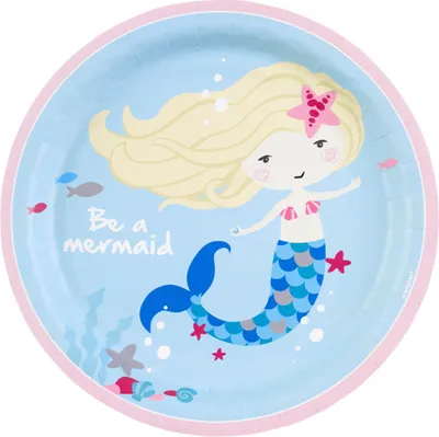 Produktbild von Amscan 9903030, Karton, Blau, 3 Jahr(e), Unisex, Be A Mermaid, Nicht für Kinder unter 36 Monaten geeignet
