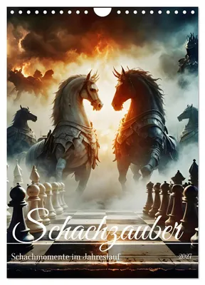 Produktbild von Schachzauber (Wandkalender 2027 DIN A4 hoch), CALVENDO Monatskalender
