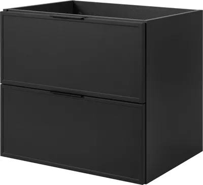 Immagine prodotto di Mobile da bagno grigio scuro + maniglia nera, 46 x 60 x 57 cm