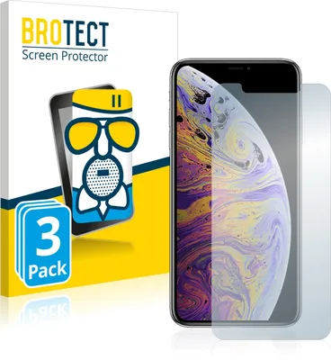 Produktbild von 3x BROTECT Entspiegelungs Schutzglas für Apple iPhone Xs Max / 11 Pro Max Schutzfolie Panzer Folie Glas Display Schutz matt