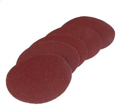 Produktbild von Schleifblätter 125mm ohne Lochscheibe Velcro - Profi Exzentrisches Schleifpapier