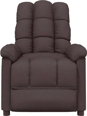 Produktbild von vidaXL Massagesessel Dunkelbraun Stoff