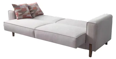 Zdjęcie produktu dla Beżowa trzyosobowa luksusowa sofa 3-osobowa do salonu designerskie meble do siedzenia sofy
