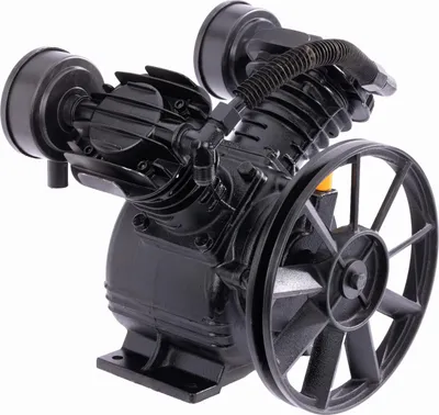 Produktbild von KRAFT&DELE | Luftkompressor-Pumpenkopf, 2,2-kW, Ölgeschmierter Luftkompressor-Kolbenpumpenkopf mit zwei Zylindern, einstufiger Ersatz für Aluminium-Luftkompressorpumpe