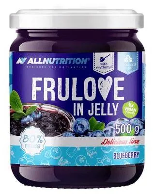 Produktbild von ALLNUTRITION FRULOVE In Jelly Blueberry 500g BLAUBEER-MARMELADE – BIS ZU 80 % FRUCHTANTEIL